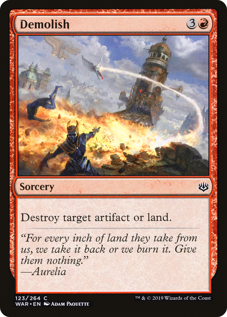 Image of Demolish (WAR-123) - War of the Spark Foil