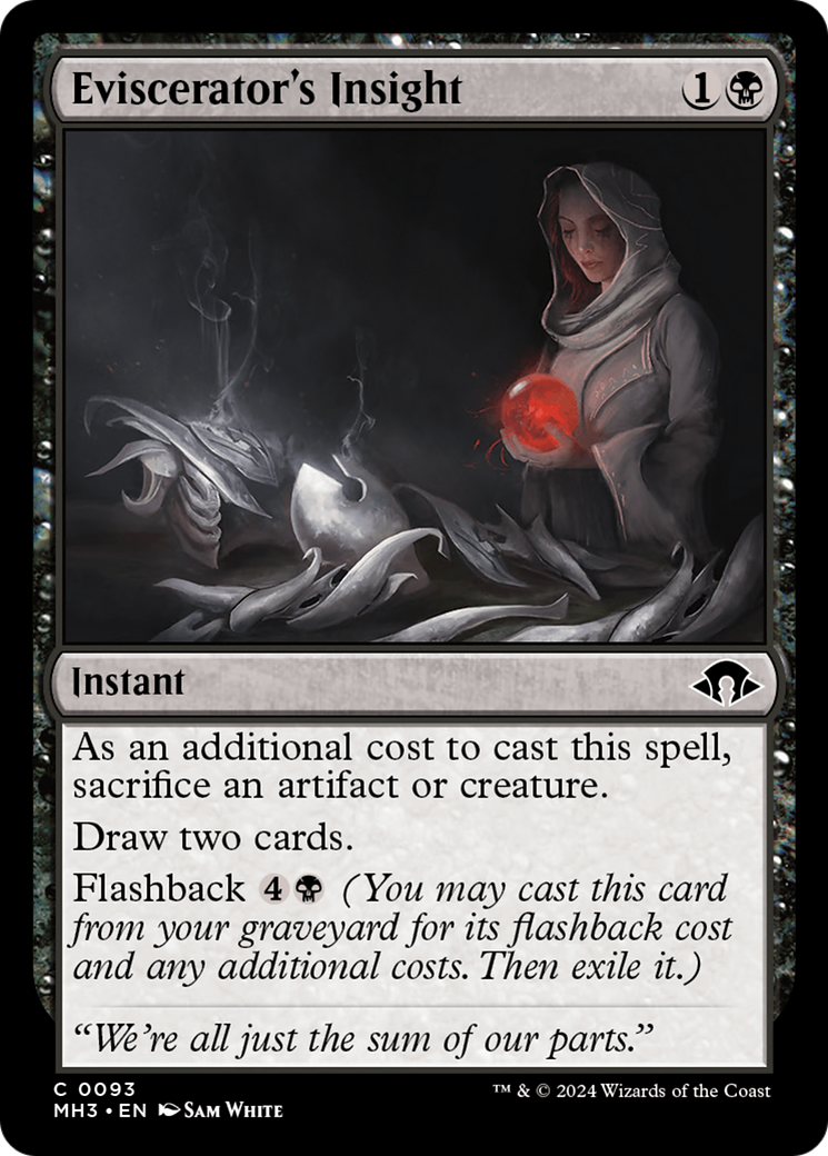 Image of Eviscerator's Insight (MH3-093) - Modern Horizons 3 Foil
