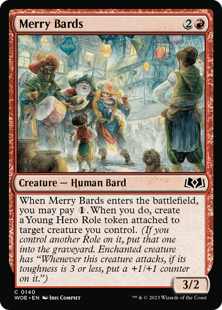 Image of Merry Bards (WOE-140) - Wilds of Eldraine Foil