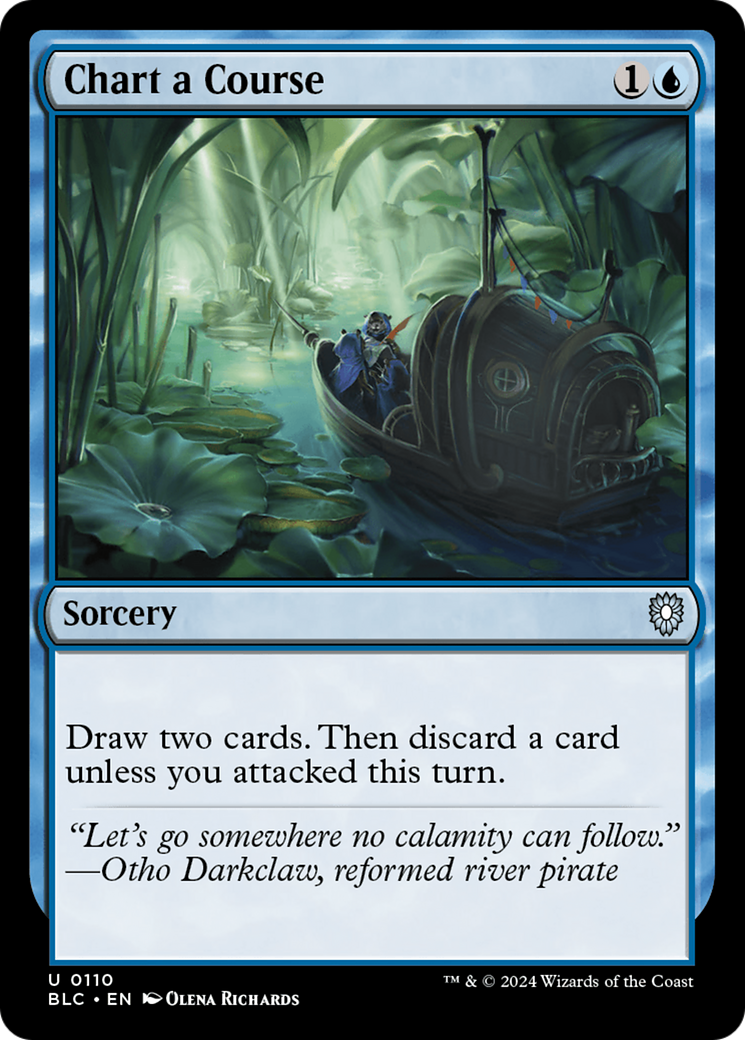 Image of Chart a Course (BLC-110) - Bloomburrow Commander