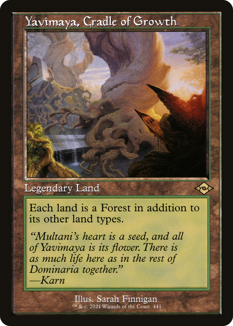 Image of Yavimaya, Cradle of Growth (Retro Frame) (MH2-441) - Modern Horizons 2 Foil