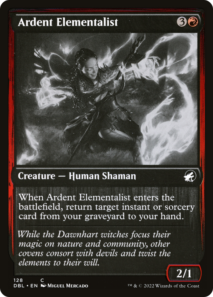 Image of Ardent Elementalist (DBL-128) - Innistrad: Double Feature
