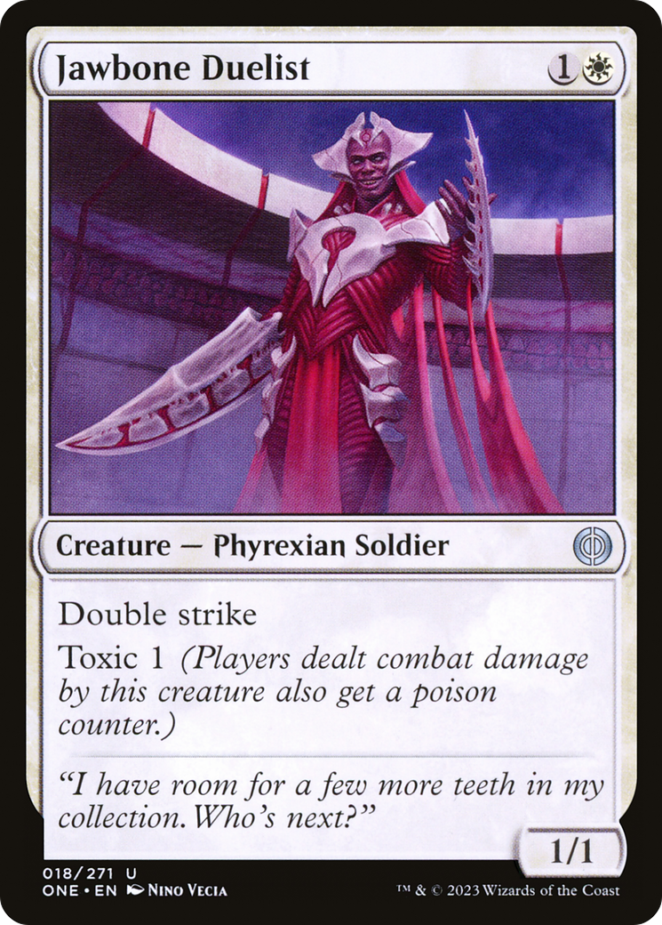Image of Jawbone Duelist (ONE-018) - Phyrexia: All Will Be One