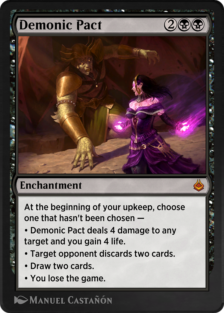 Image of Demonic Pact (AKR-099) - Amonkhet Remastered