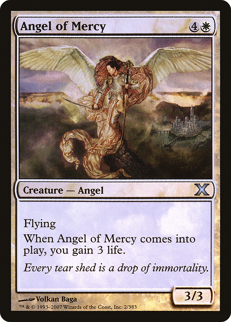 Image of Angel of Mercy (10E-02★) - Tenth Edition Foil