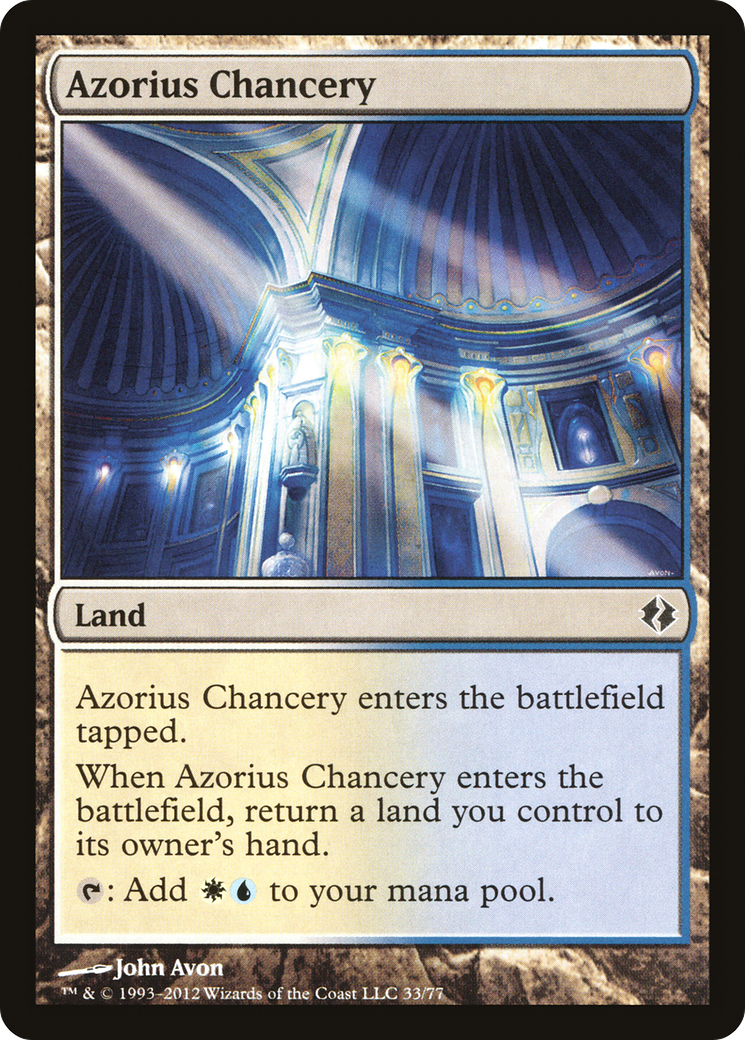 Image of Azorius Chancery (DDI-033) - Duel Decks: Venser vs. Koth