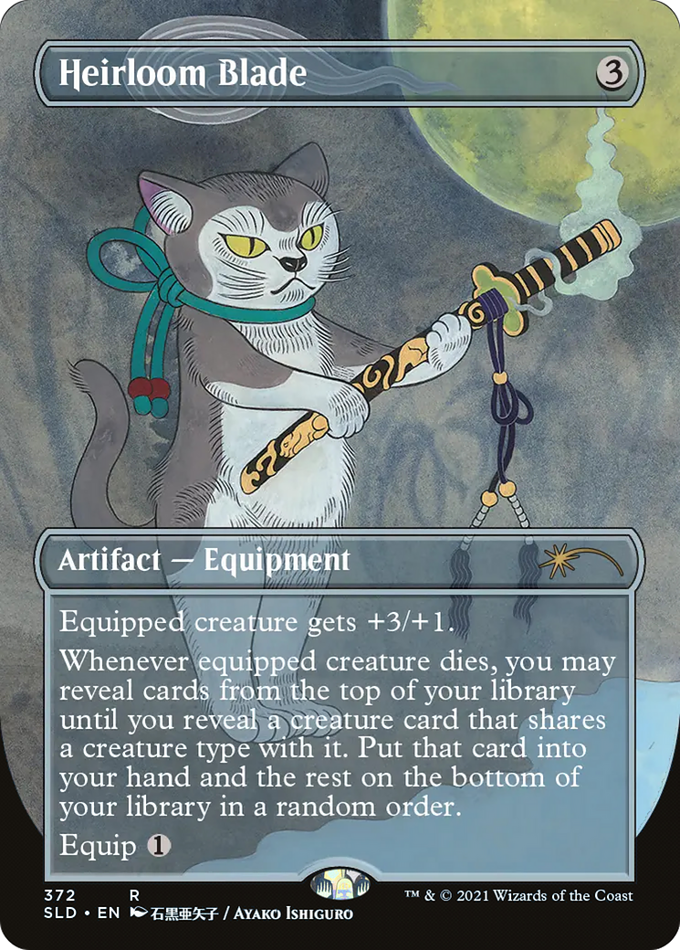 Image of Heirloom Blade (SLD-372) - Secret Lair Drop (Borderless)