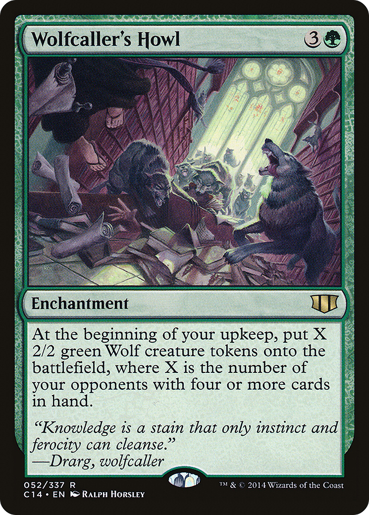 Image of Wolfcaller's Howl (C14-052) - Commander 2014