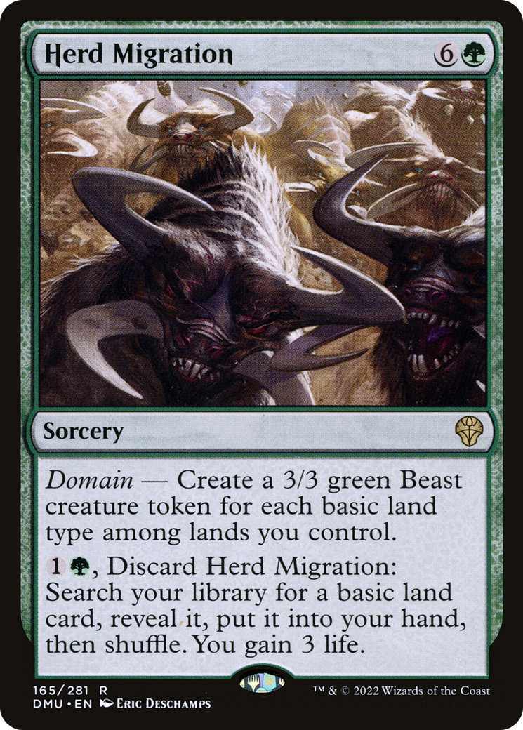 Image of Herd Migration (DMU-165) - Dominaria United Foil
