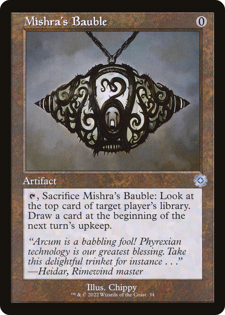 Image of Mishra's Bauble (BRR-034) - The Brothers' War Retro Artifacts Foil