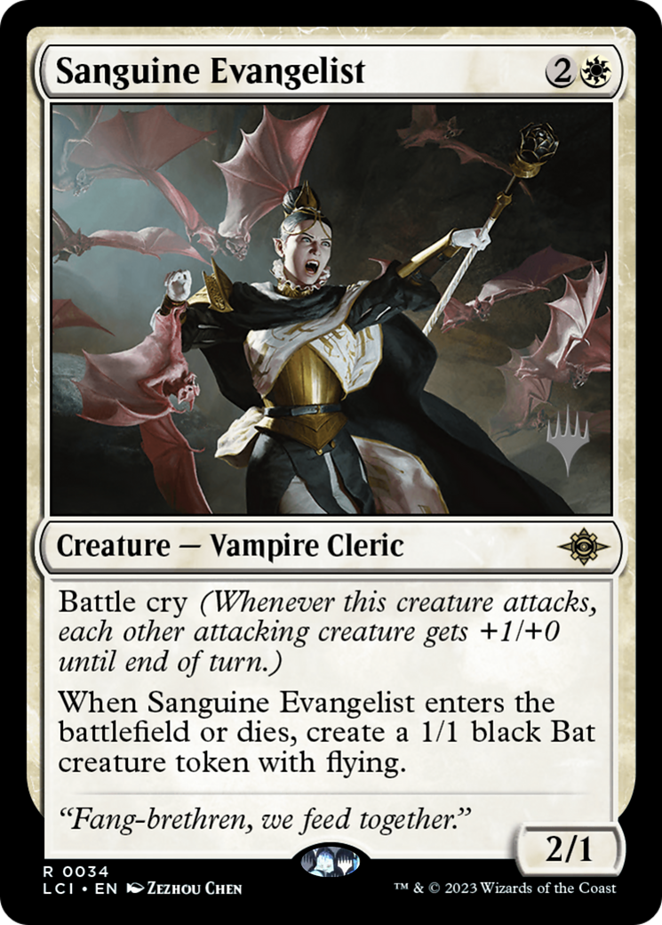 Image of Sanguine Evangelist (PPLCI-034) - The Lost Caverns of Ixalan Promos