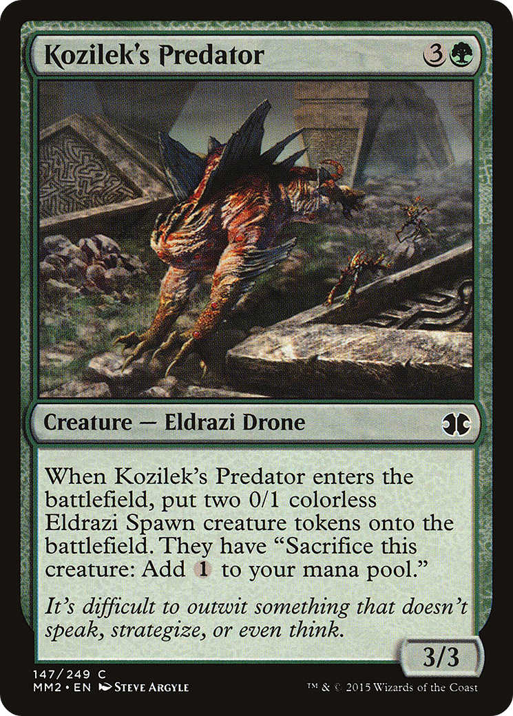Image of Kozilek's Predator (MM2-147) - Modern Masters 2015