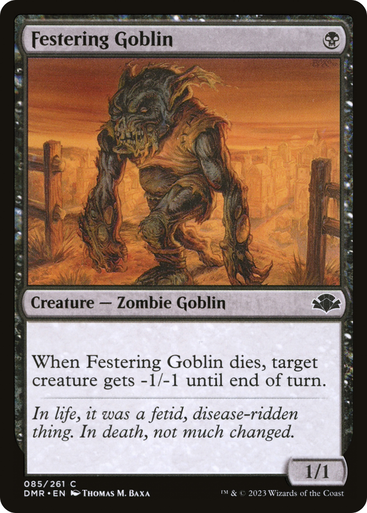Image of Festering Goblin (DMR-085) - Dominaria Remastered