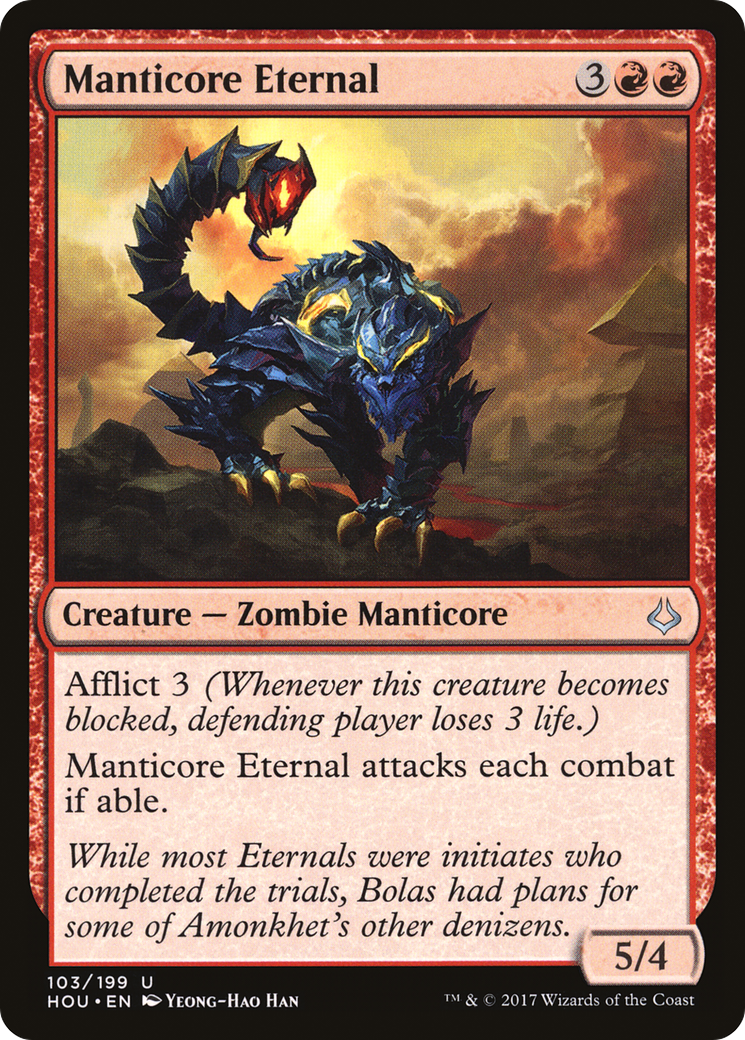 Image of Manticore Eternal (HOU-103) - Hour of Devastation