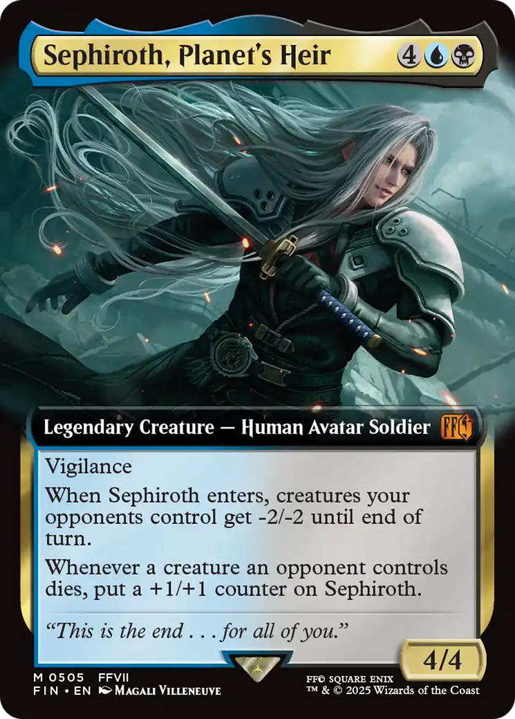 Image of Sephiroth, Planet's Heir (Extended Art) (FIN-505) - FINAL FANTASY: (Extended Art)