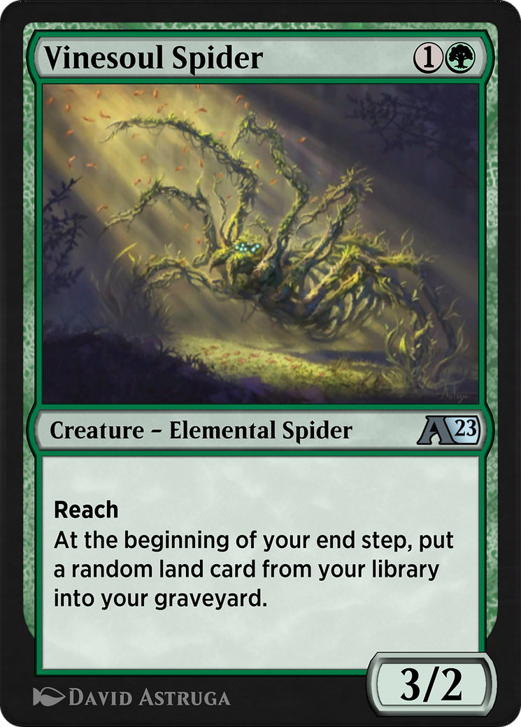 Image of Vinesoul Spider (YDMU-018) - Alchemy: Dominaria