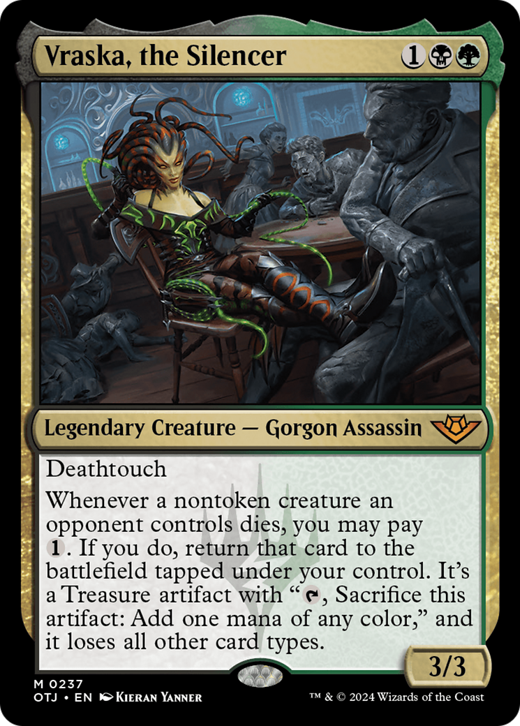Image of Vraska, the Silencer (OTJ-237) - Outlaws of Thunder Junction
