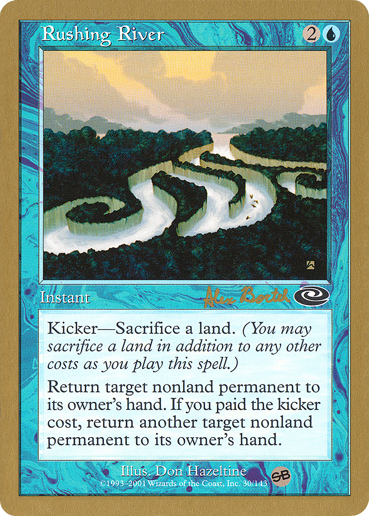 Image of Rushing River - 2001 Alex Borteh (PLS) (SB) (WCD-) - World Championship Decks 2001