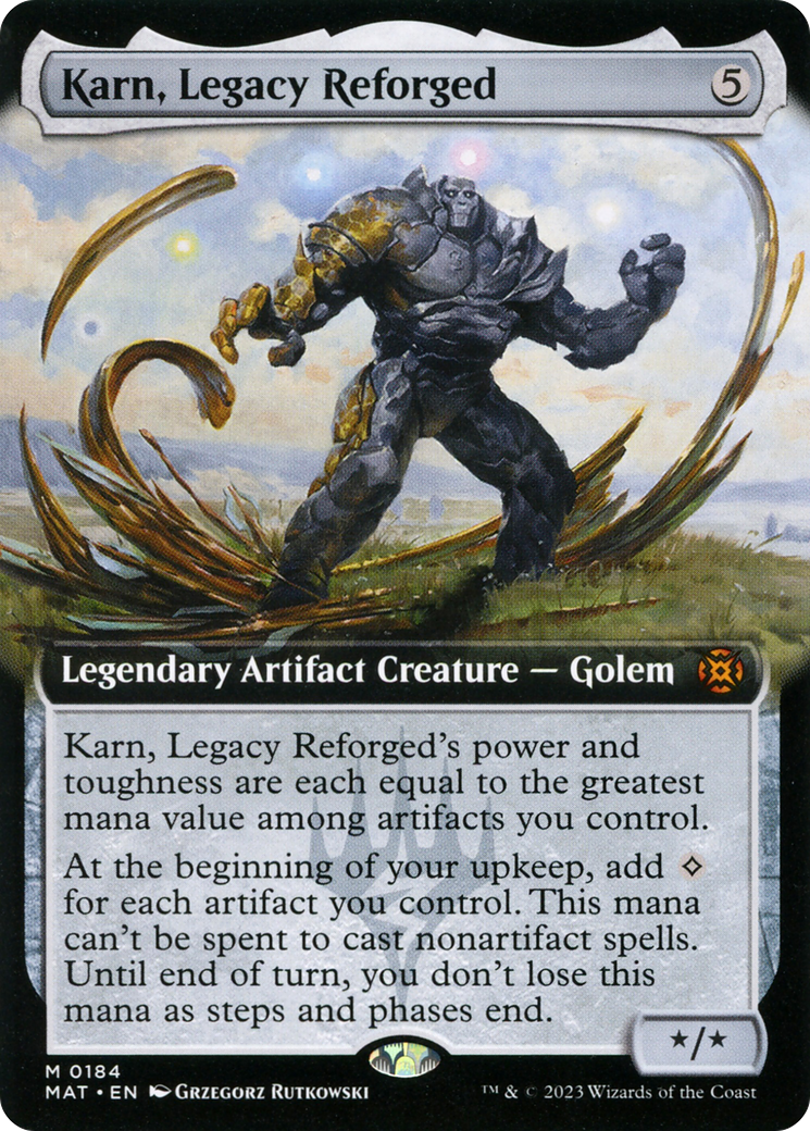 Image of Karn, Legacy Reforged (Extended Art) (MAT-184) - March of the Machine: The Aftermath: (Extended Art) Foil