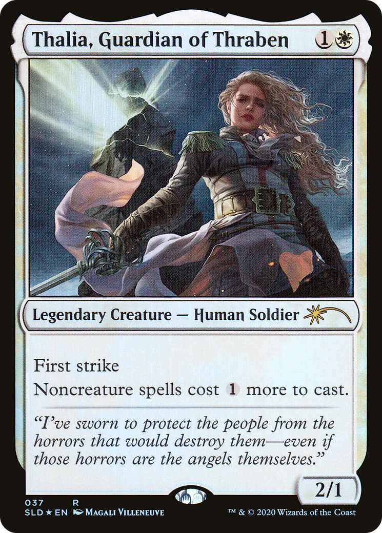Image of Thalia, Guardian of Thraben (SLD-037) - Secret Lair Drop Foil