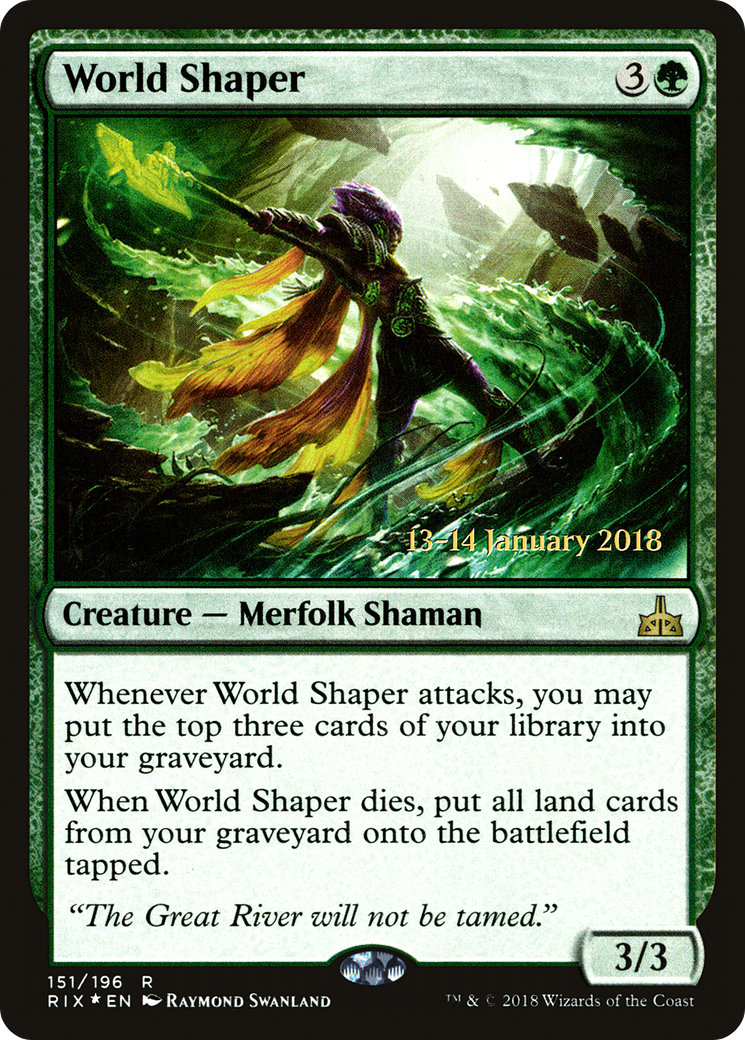 Image of World Shaper (PRE-151S) - Rivals of Ixalan Promos Foil