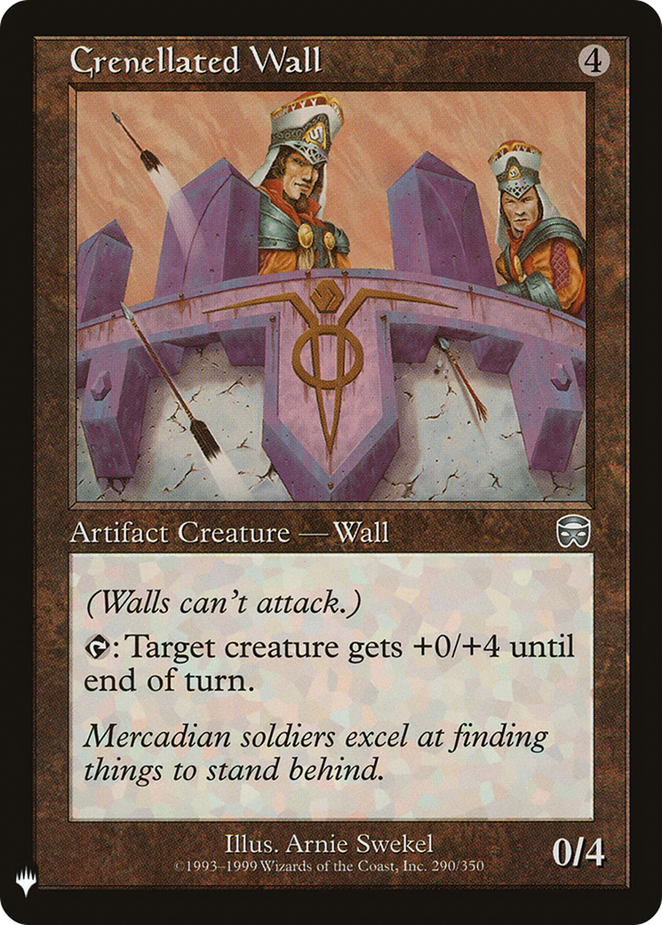 Image of Crenellated Wall (LIST-MMQ-290) - The List