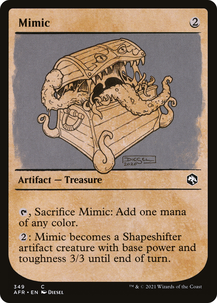 Image of Mimic (Showcase) (AFR-349) - Adventures in the Forgotten Realms: (Showcase) Foil