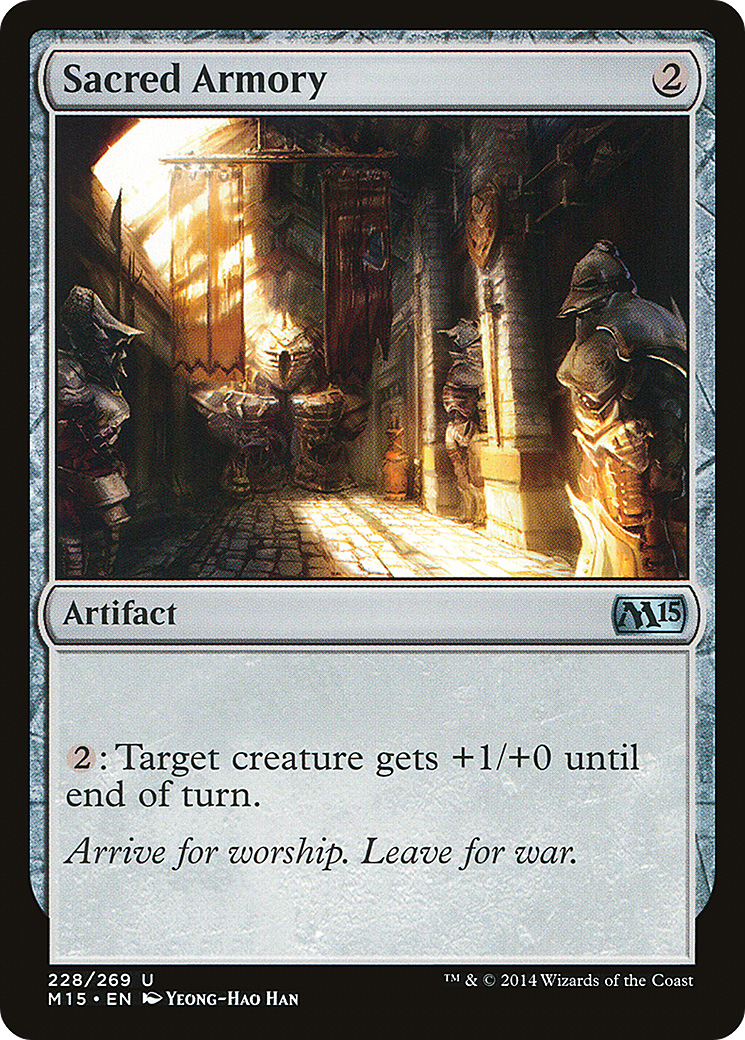 Image of Sacred Armory (M15-228) - Magic 2015 Foil
