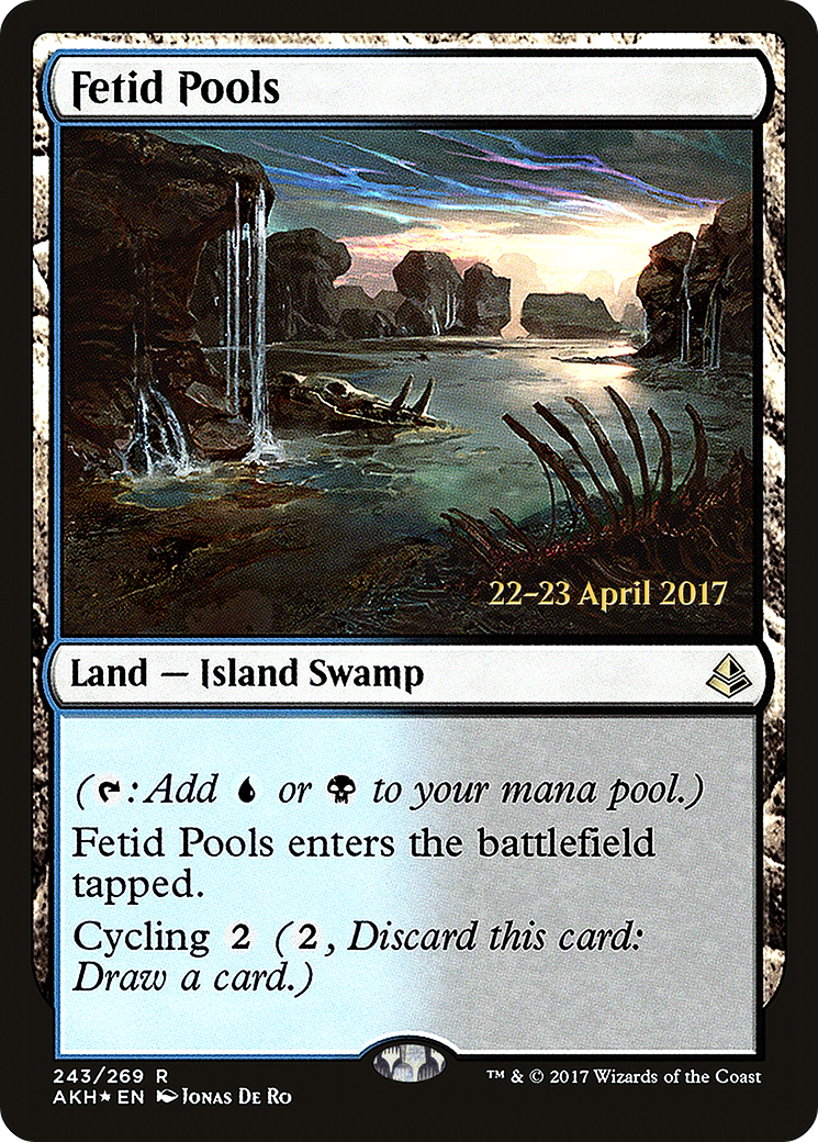 Image of Fetid Pools (PRE-243S) - Amonkhet Promos Foil