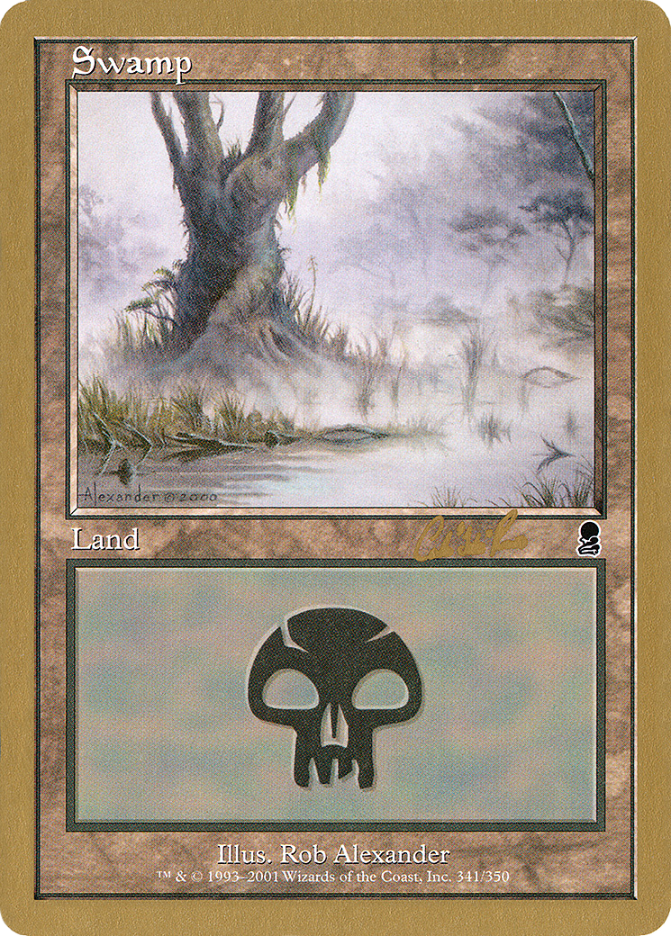 Image of Swamp (341) - 2002 Carlos Romao (ODY) (WCD-) - World Championship Decks 2002