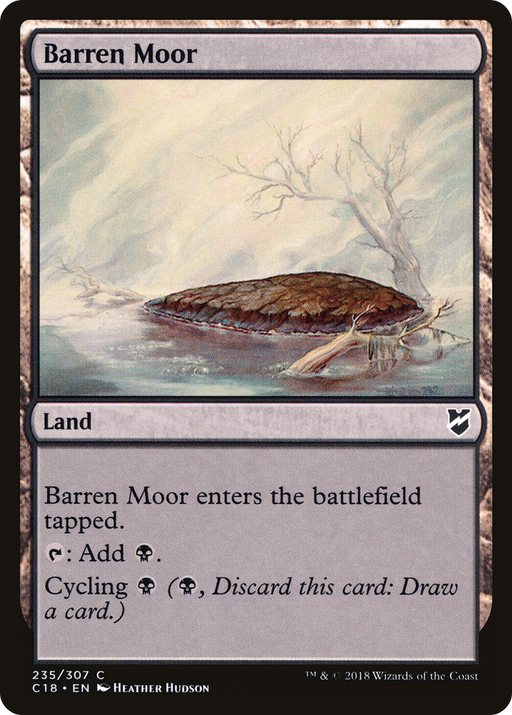 Image of Barren Moor (C18-235) - Commander 2018