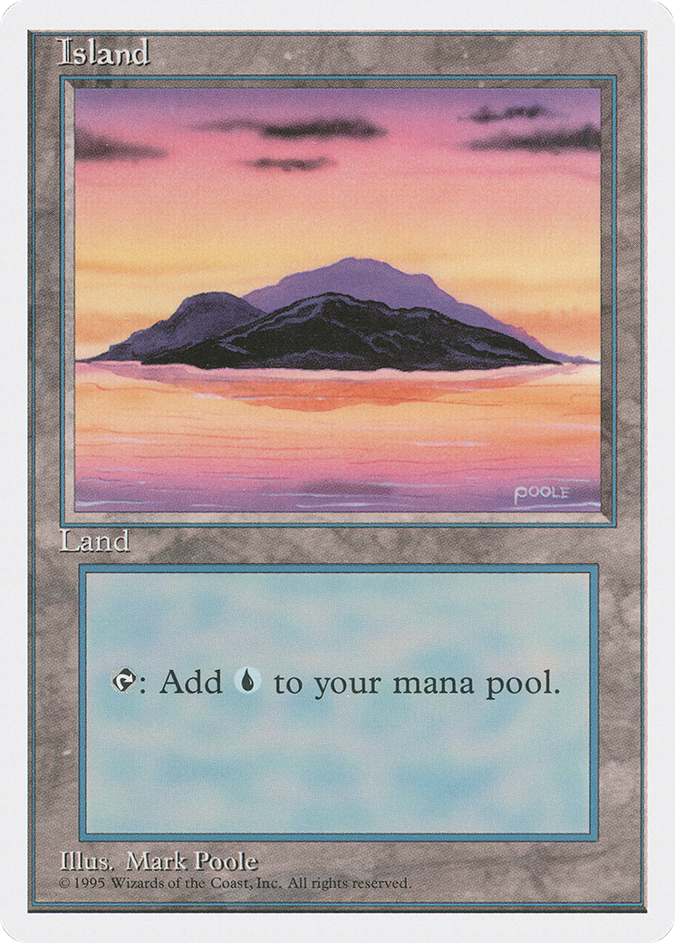 Image of Island (A) (4ED-179) - Fourth Edition