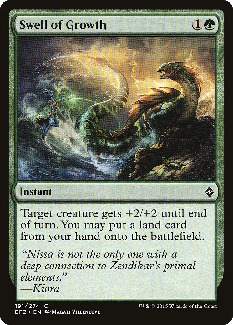 Image of Swell of Growth (BFZ-191) - Battle for Zendikar