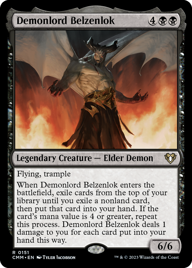Image of Demonlord Belzenlok (CMM-151) - Commander Masters