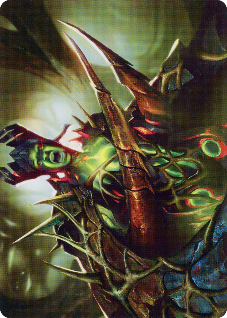 Image of Maze's Mantle // Maze's Mantle (AONE-040) - Phyrexia: All Will Be One Art Series (Borderless)