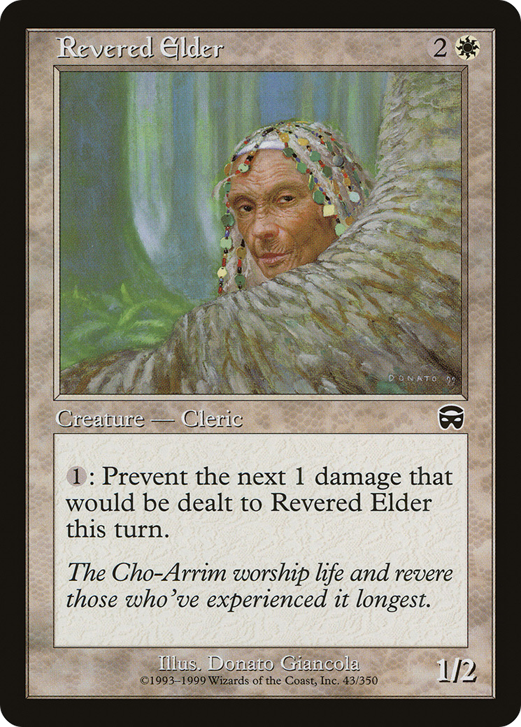 Image of Revered Elder (MMQ-043) - Mercadian Masques Foil
