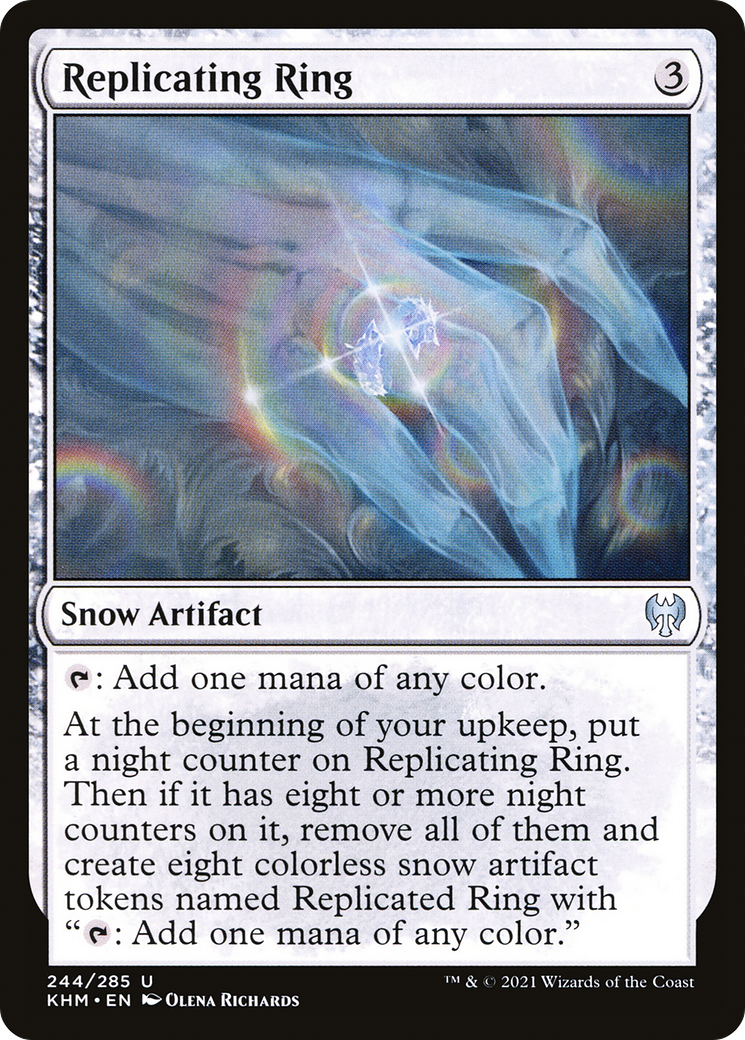Image of Replicating Ring (KHM-244) - Kaldheim: (snow)
