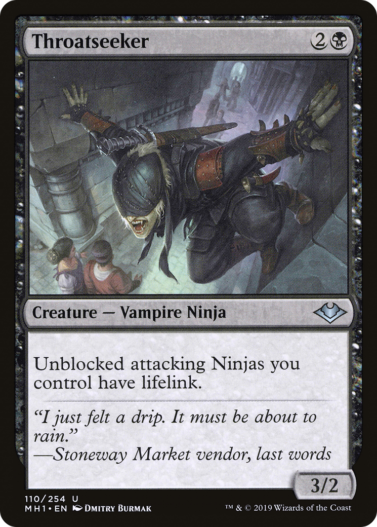 Image of Throatseeker (MH1-110) - Modern Horizons Foil