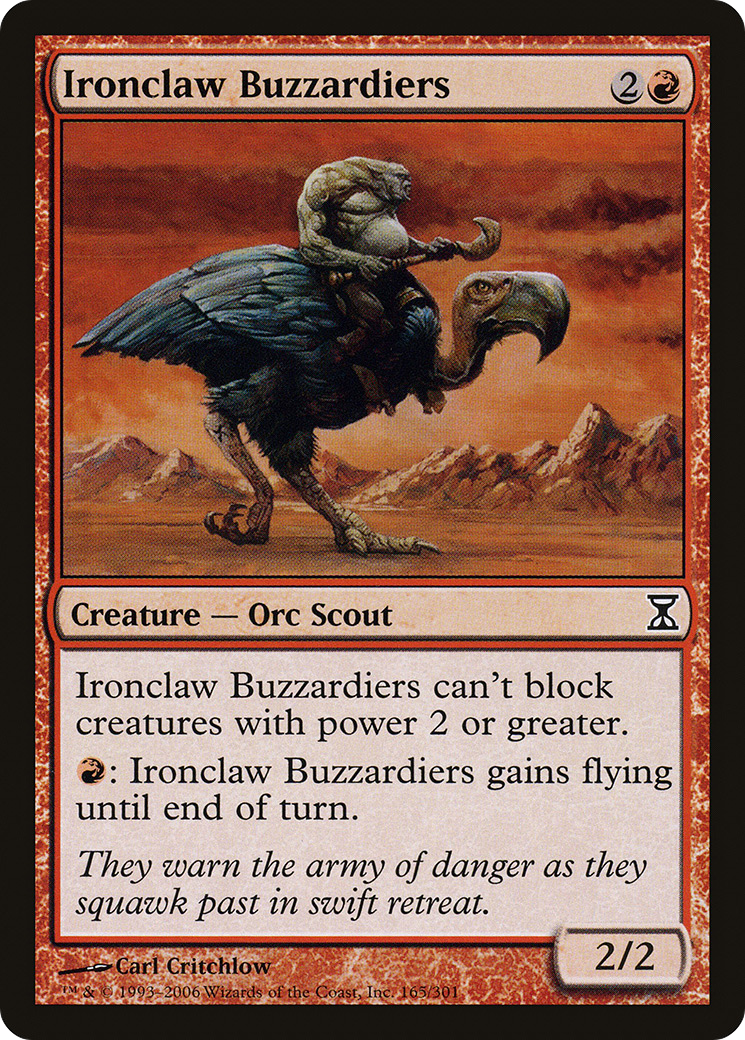 Image of Ironclaw Buzzardiers (TSP-165) - Time Spiral Foil