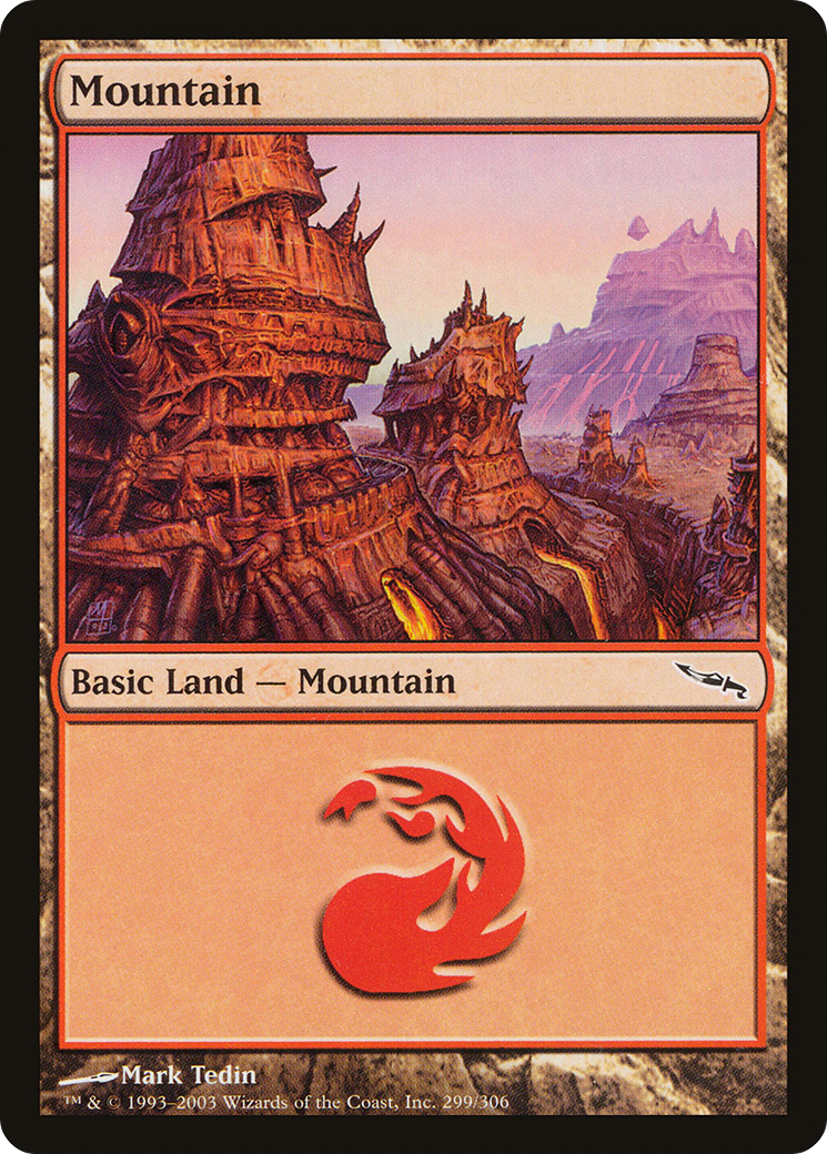 Image of Mountain (299) (MRD-299) - Mirrodin