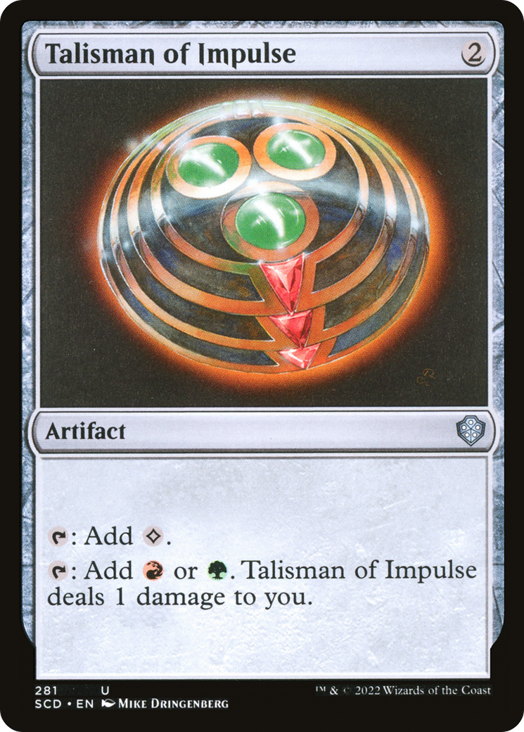 Image of Talisman of Impulse (SCD-281) - Starter Commander Decks