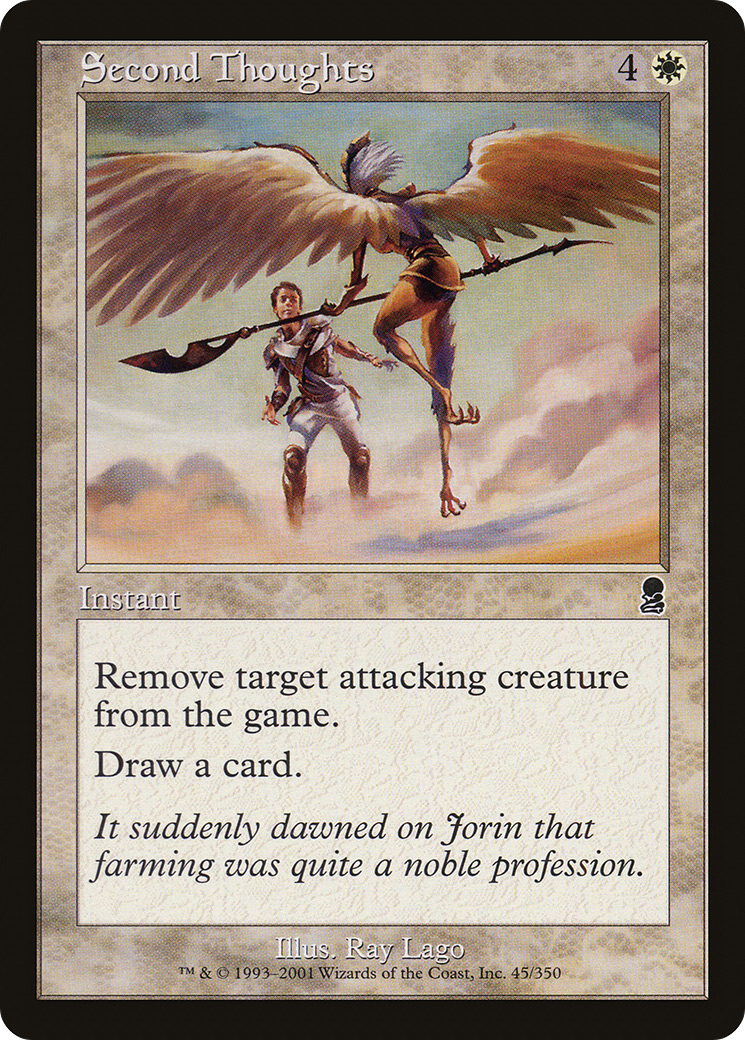 Image of Second Thoughts (ODY-045) - Odyssey Foil
