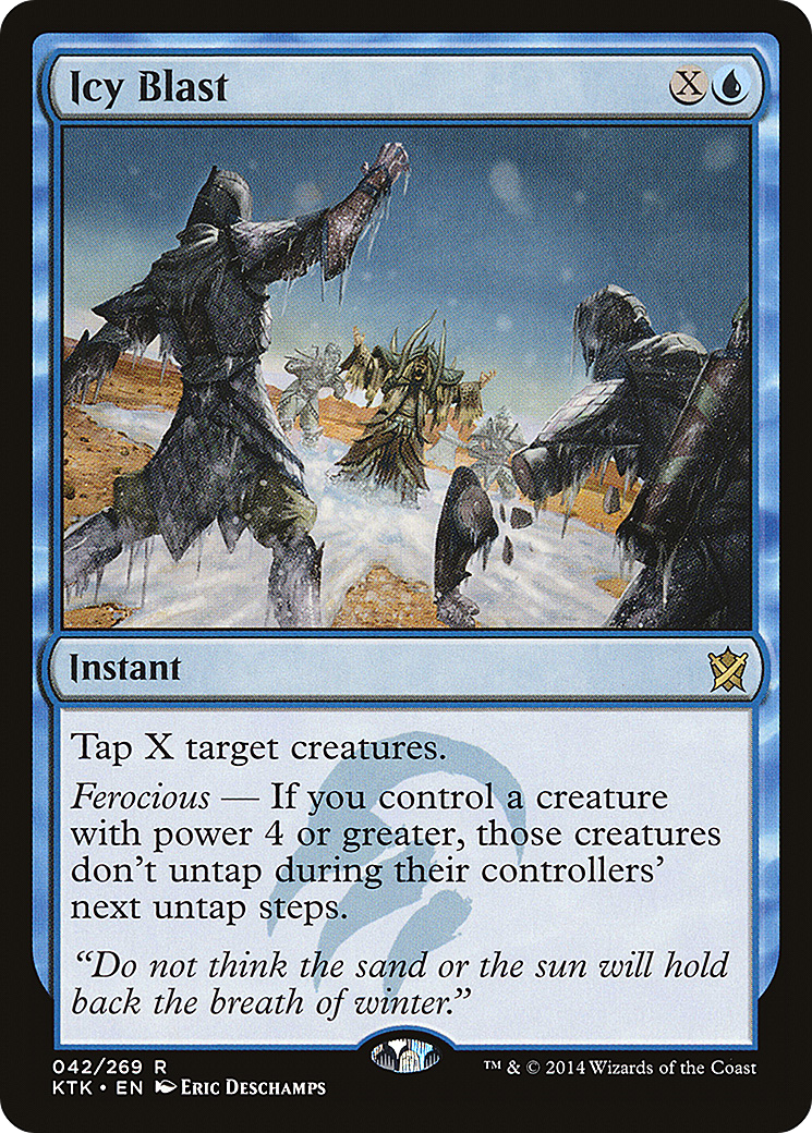 Image of Icy Blast (KTK-042) - Khans of Tarkir