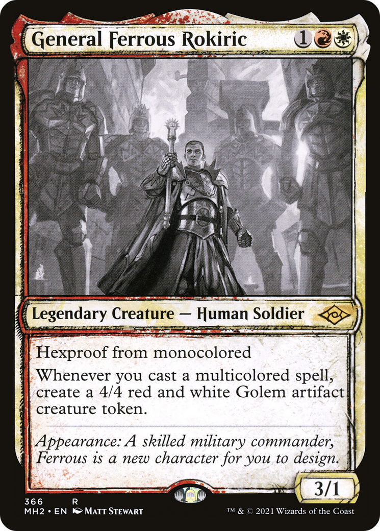 Image of General Ferrous Rokiric (Showcase) (MH2-366) - Modern Horizons 2: (Showcase)