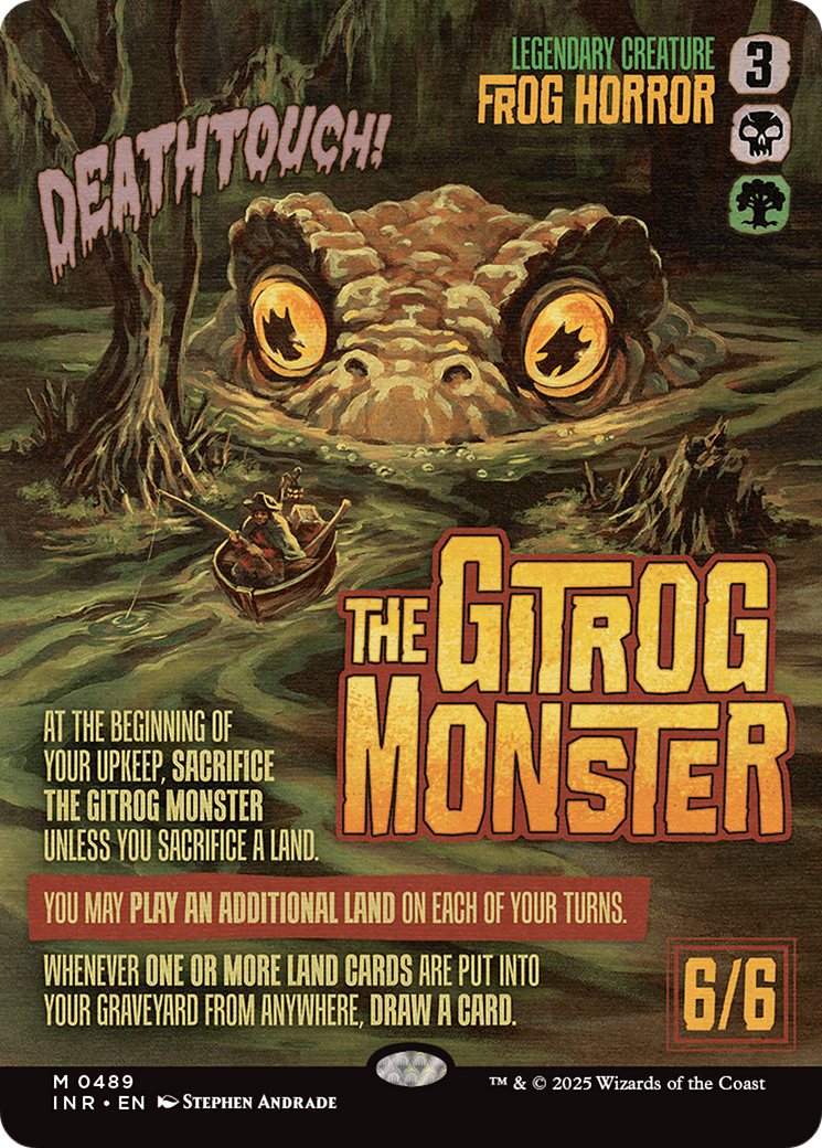 Image of The Gitrog Monster (INR-489) - Innistrad Remastered: (Showcase) (Borderless) Foil