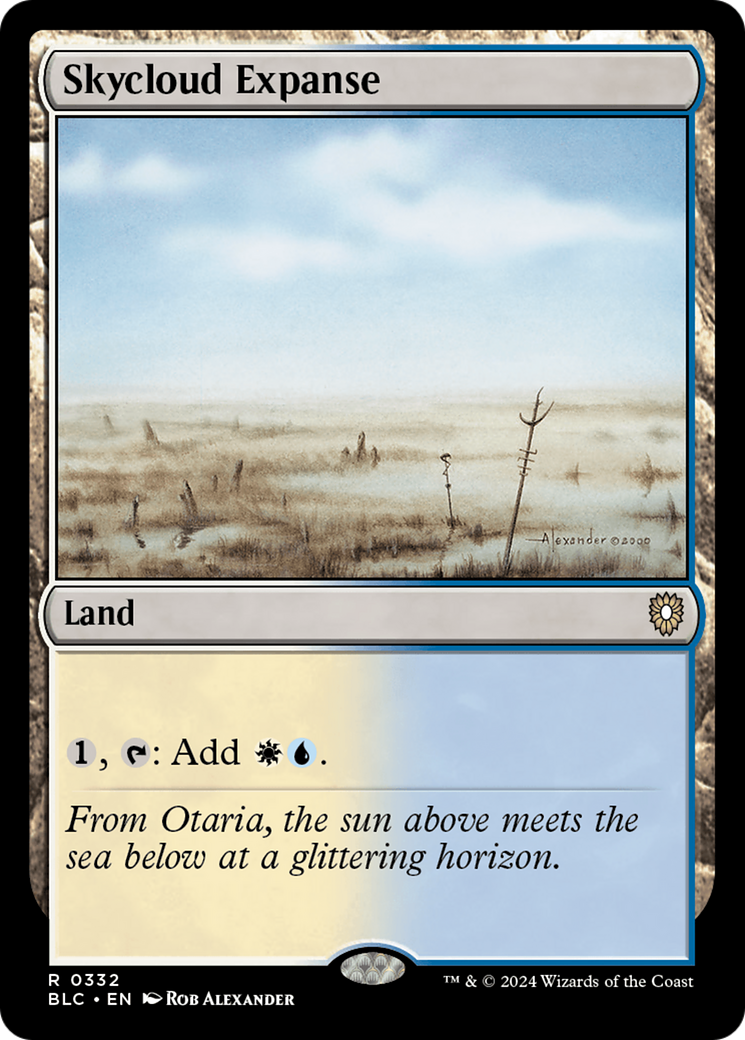 Image of Skycloud Expanse (BLC-332) - Bloomburrow Commander