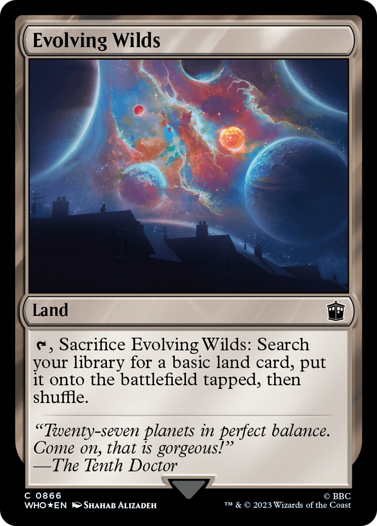 Image of Evolving Wilds (Surge Foil) (WHO-866) - Doctor Who Foil