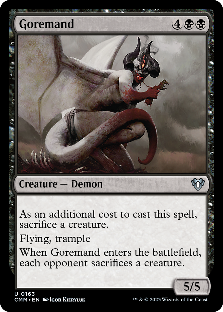 Image of Goremand (CMM-163) - Commander Masters