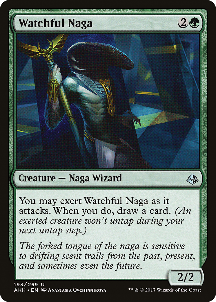 Image of Watchful Naga (AKH-193) - Amonkhet