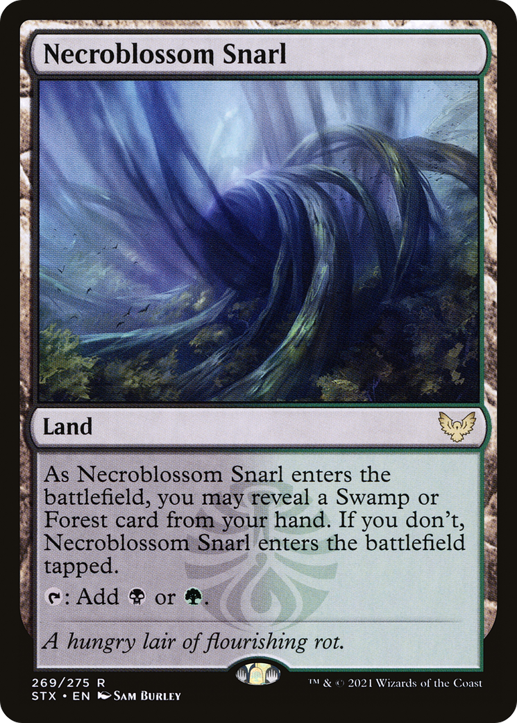Image of Necroblossom Snarl (STX-269) - Strixhaven: School of Mages Foil